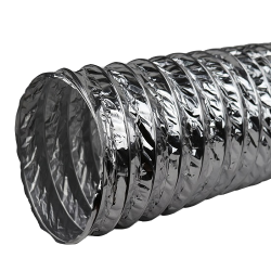 Flexible alumunium tube 125mm 1m