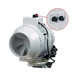 TTUN 100mm-180m3/h Με έλεγχο ροής αέρα + θερμοστάτη
